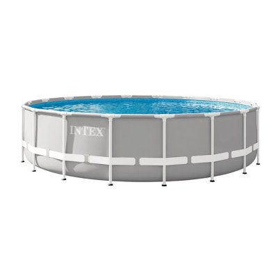 INTEX Kit Piscine Prism Frame Ronde Tubulaire 5M49 x 1M22