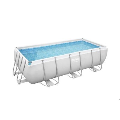 CONCEPT USINE Kit piscine rectangulaire hors sol 4,04x2,01x1 m HAWI 