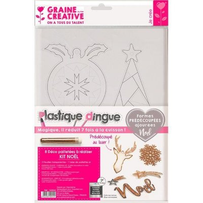 GRAINE CR Kit plastique dingue - D&eacute;corations de No&euml;l - &eacute;ative