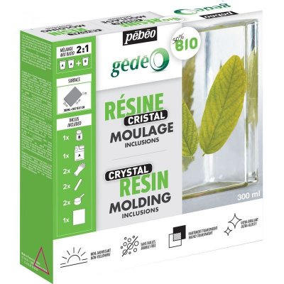 PEBEO Kit R&eacute;sine Cristal Bio - 300 ml - P&eacute;b&eacute;o - couleur variant