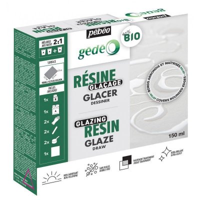 PEBEO Kit r&eacute;sine gla&ccedil;age Bio - 150 ml - P&eacute;b&eacute;o - couleur variant