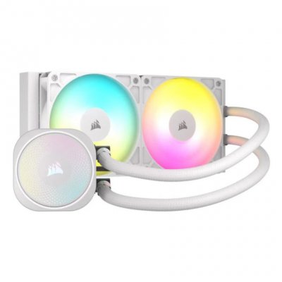CORSAIR Kit watercooling aio nautilus rgb - 240mm (blanc) CW-9060094-WW