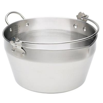 KITCHENCRAFT Kitchen craft maslin casserole avec poign&eacute;e acier inoxydable 9l