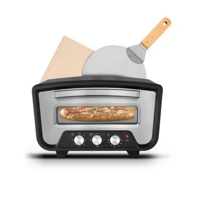 KITCHEN COOK Kitchencook - K Pizza Lite - Four &agrave; Pizza &eacute;lectrique - Cuisson 3 Minutes - 2200w - 430&deg;c