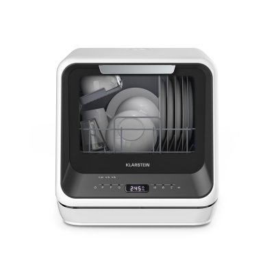 KLARSTEIN  amazonia mini-lave-vaisselle compact 7 programmes r&eacute;servoir 5l portable noir 