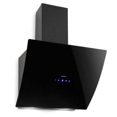 KLARSTEIN  - Annabelle 60 Hotte aspirante en verre 595 m&sup3;/h panneau tactile noir - Noir - Noir