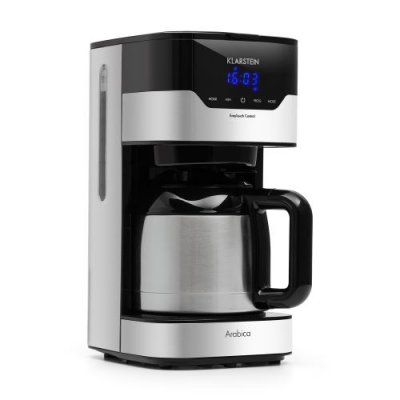 KLARSTEIN  Arabica - Cafeti&egrave;re - 12 tasses - argent