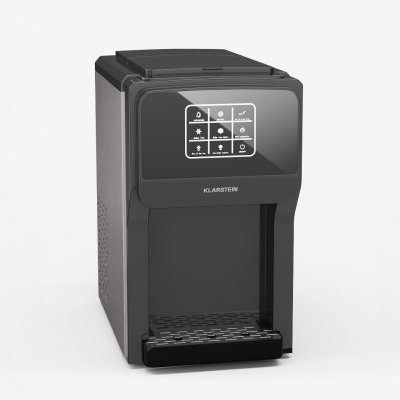 KLARSTEIN  arctic blend 3en1 machine &agrave; gla&ccedil;ons 20 kg24 h glace boule pil&eacute;e distributeur eau noir 