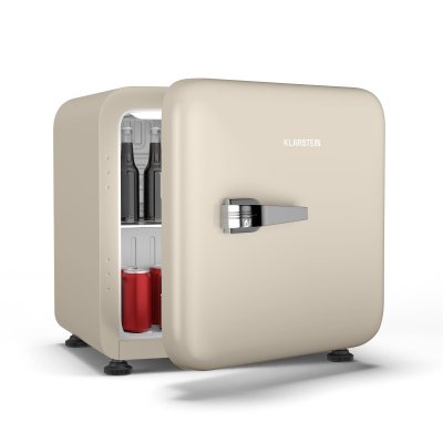 KLARSTEIN  audrey evo mini-r&eacute;frig&eacute;rateur 43 l design r&eacute;tro frigo silencieux compact 3 couleurs beige 