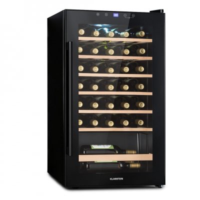 KLARSTEIN  barossa 32 uno cave &agrave; vin de service 1 zone 95l 36 bouteilles &eacute;cran tactile noir 