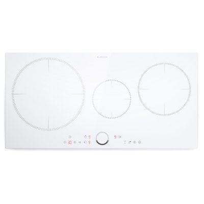 KLARSTEIN  delicatessa Plaque de cuisson vitroc&eacute;ramique encastrable &agrave; induction 3 zones 6000w Blanc 