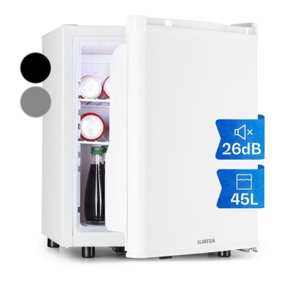 Klarstein happy hour 45 mini r&eacute;frig&eacute;rateur 45 litres minibar frigo &agrave; boissons 16 &agrave; 32&deg;c 26 db blanc 