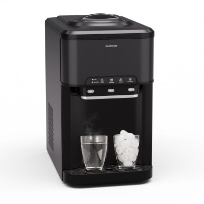  Klarstein Machine &agrave; gla&ccedil;ons 3L Jusqu'&agrave; 20kg Machine a Glacons Autonettoyante Noir