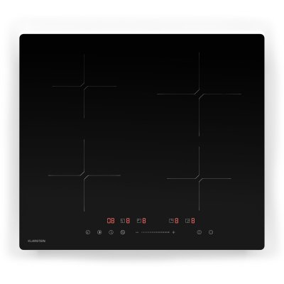 Klarstein powerglide plaque de cuisson &agrave; induction 4 zones 8000 w 9 niveaux boost curseur noir