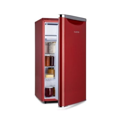 KLARSTEIN  R&eacute;frig&eacute;rateur Yummy avec compartiment de cong&eacute;lation de 90&nbsp;litres 42&nbsp;dB Rouge 
