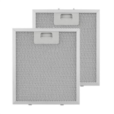 KLARSTEIN  Set 2 filtres &agrave; graisse de rechange pour hotte 23 x 26 cm aluminium