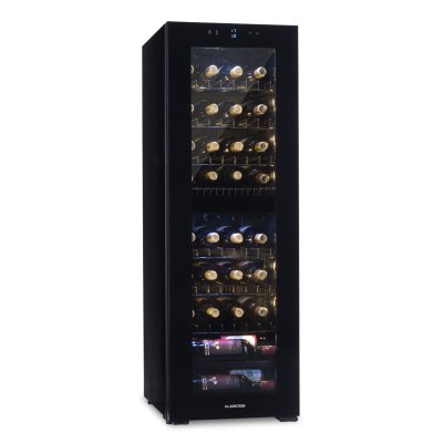 KLARSTEIN  Shiraz 39 Duo Cave &agrave; vin 2 zones 105 L 39 bouteilles Noir 