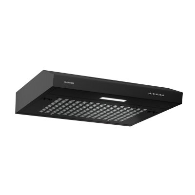 KLARSTEIN  slimvent 60 hotte aspirante casquette pour de l'air frais en cuisine design compact noir