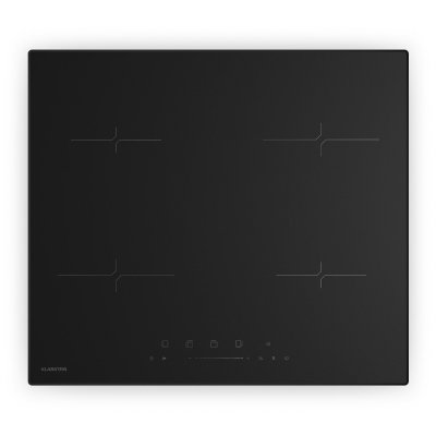 KLARSTEIN  velaire plaque de cuisson &agrave; induction minimaliste puissante 4 zones 7000 w 60 cm noir