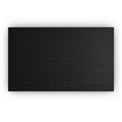 KLARSTEIN  velaire plaque de cuisson &agrave; induction minimaliste puissante 5 zones 7200 w 90 cm noir