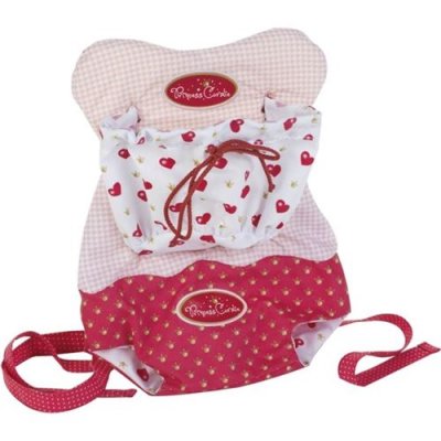 KLEIN  Porte-ventre princesse Coralie rouge / blanc 45,9 x 28 cm