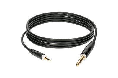 KLOTZ  c&acirc;ble adaptateur jack 6,35mm / mini-jack 3. 5mm 90cm