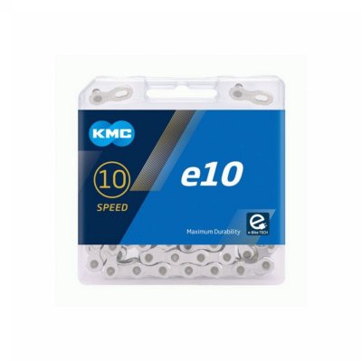 KMC  E10 10 Speed E-Bike Chain - Argent} - 122 Links}, Argent}