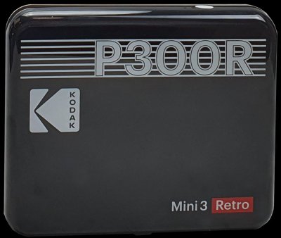 KODAK  Mini 3 Retro 4PASS Imprimante Photo Portable (7,6x7,6cm) - Noir