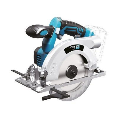 KOMA TOOLS  08764 Cordless Circular Saw Bleu