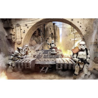 KOMAR  Star Wars 027-DVD4 Papier peint photo non tiss&eacute; Motif draperie 400 x 250 cm