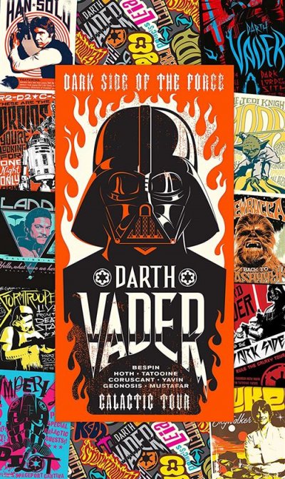 KOMAR  vd-020 ""Rock sur Affiches Star Wars Papier peint &ndash; Multicolore