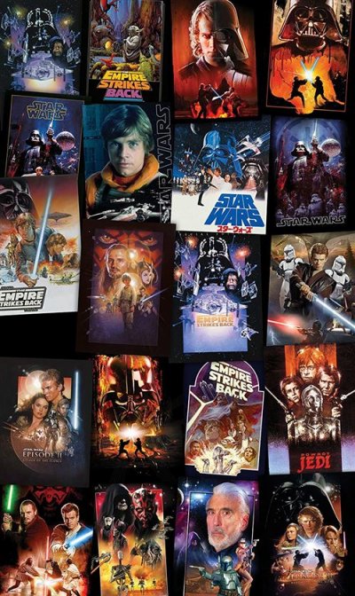 KOMAR  vd-048 Star Wars""Posters : Collage papier peint &ndash; Multicolore