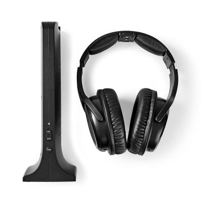 KOMELEC MICRO KOMELEC FRANCE Casque Audio Sans Fil Rf Avec Socle De Recharge Noir 