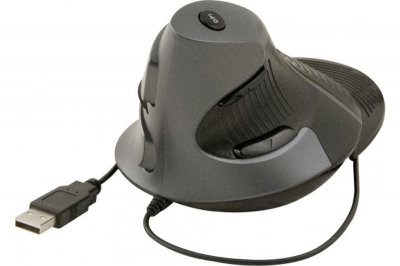 KOMELEC MICRO KOMELEC Souris d'ordinateur verticale usb 5 boutons noire - droitier