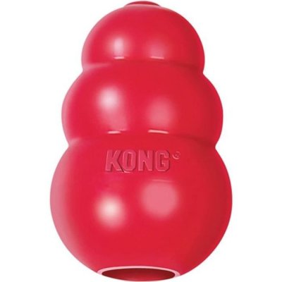 KONG  Jouet &agrave; m&acirc;cher rebondissant en caoutchouc naturel Classic Extra Small - Rouge - Pour chien