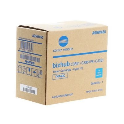 KONICA MINOLTA  TNP49C Toner Cyan A95W450 (TNP49C)