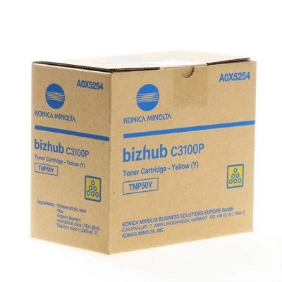 KONICA MINOLTA  TNP50Y Toner Jaune A0X5254 (TNP50Y)