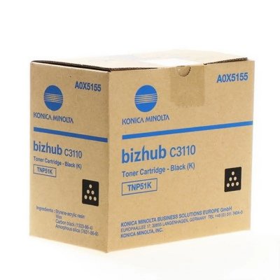 KONICA MINOLTA  TNP51K Toner Noir A0X5155 (TNP51K)