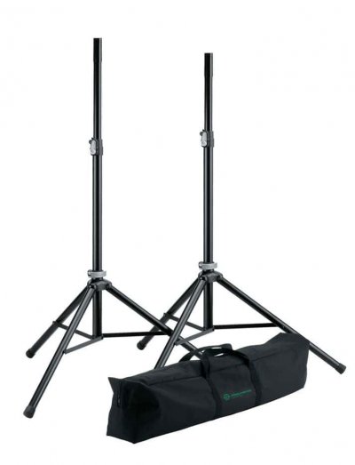 K&M Konig & Meyer Pack de pieds d'enceinte et housse package- 21449