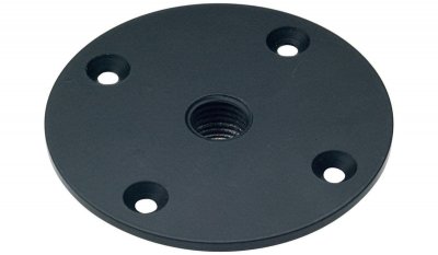 K&M Konig & Meyer Plaque de montage options pour tube filet&eacute;- 24116
