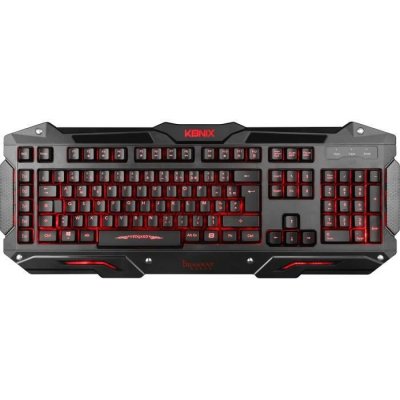 KONIX  Drakkar - Clavier - r&eacute;tro-&eacute;clair&eacute; - USB - QWERTY - Anglais