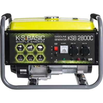  Konner & Sohnen 2800W Groupe &eacute;lectrog&egrave;ne essence KSB 2800C