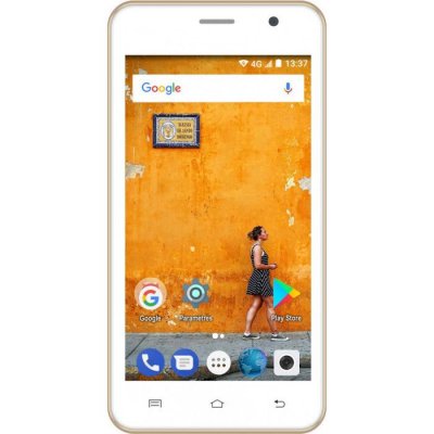 KONROW  Easy Touch - Android 7.0 - 4G - Ecran 4.5'' - Double Sim - 8Go, 1Go RAM - Or