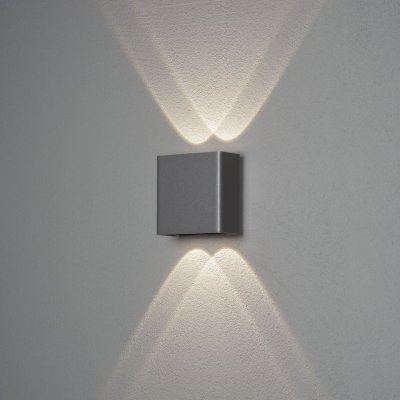 KONSTSMIDE  Applique LED Chieri, 4 lampes, anthracite