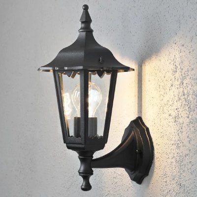 KONSTSMIDE  applique murale firenze en haut noir mat 434052