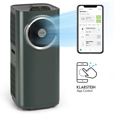 KLARSTEIN Kraftwerk Smart 12K climatiseur 3-en-1 12000 BTU commande via app anthracite