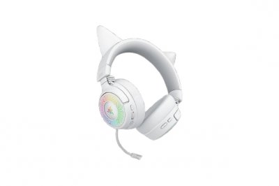 Kraken Kitty V3 Pro - Casque sans fil RGB White Ed. (PS5)