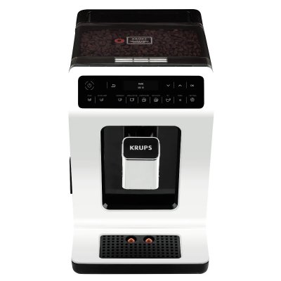 KRUPS  Evidence EA8911, Autonome, Machine &agrave; expresso, 2,3 L, Broyeur int&eacute;gr&eacute;, 1450 W, Blanc
