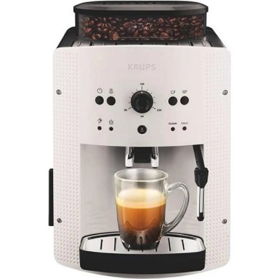 KRUPS  Machine &agrave; caf&eacute; Expresso broyeur EA8105 - Blanc