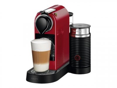 KRUPS  XN7615 Espresso Machine, 1260 W, 1 Liter, Rouge
